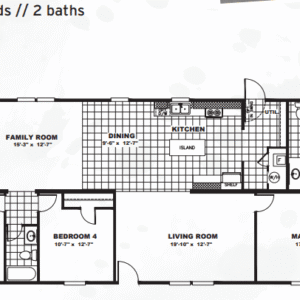 The 2015 TRU HOMES has Bedrooms, bathrooms and spans square feet