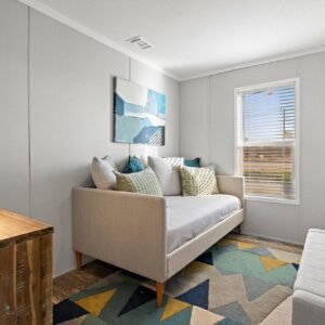 The Angelina has 3 Bedrooms, 2 bathrooms and spans 1002 square feet