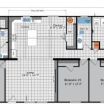 The Poydras 3 Bedroom has 3 Bedrooms, 2 bathrooms and spans 1680 square feet